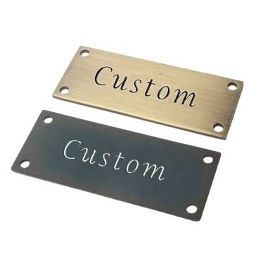 Wall-Mount Metal Nameplate