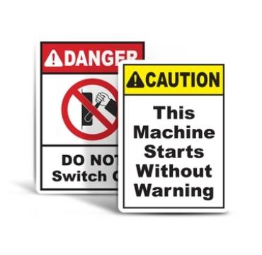 Machine Safety Signs