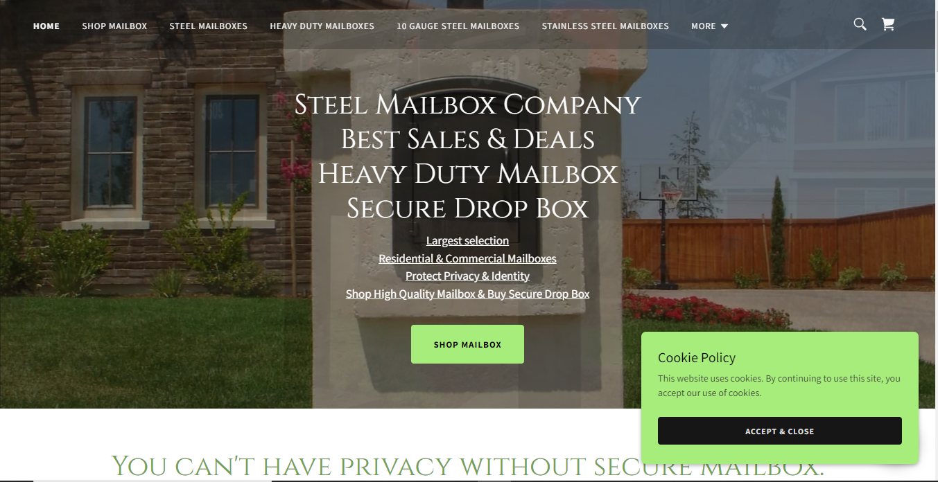 Компания Steel Mailbox